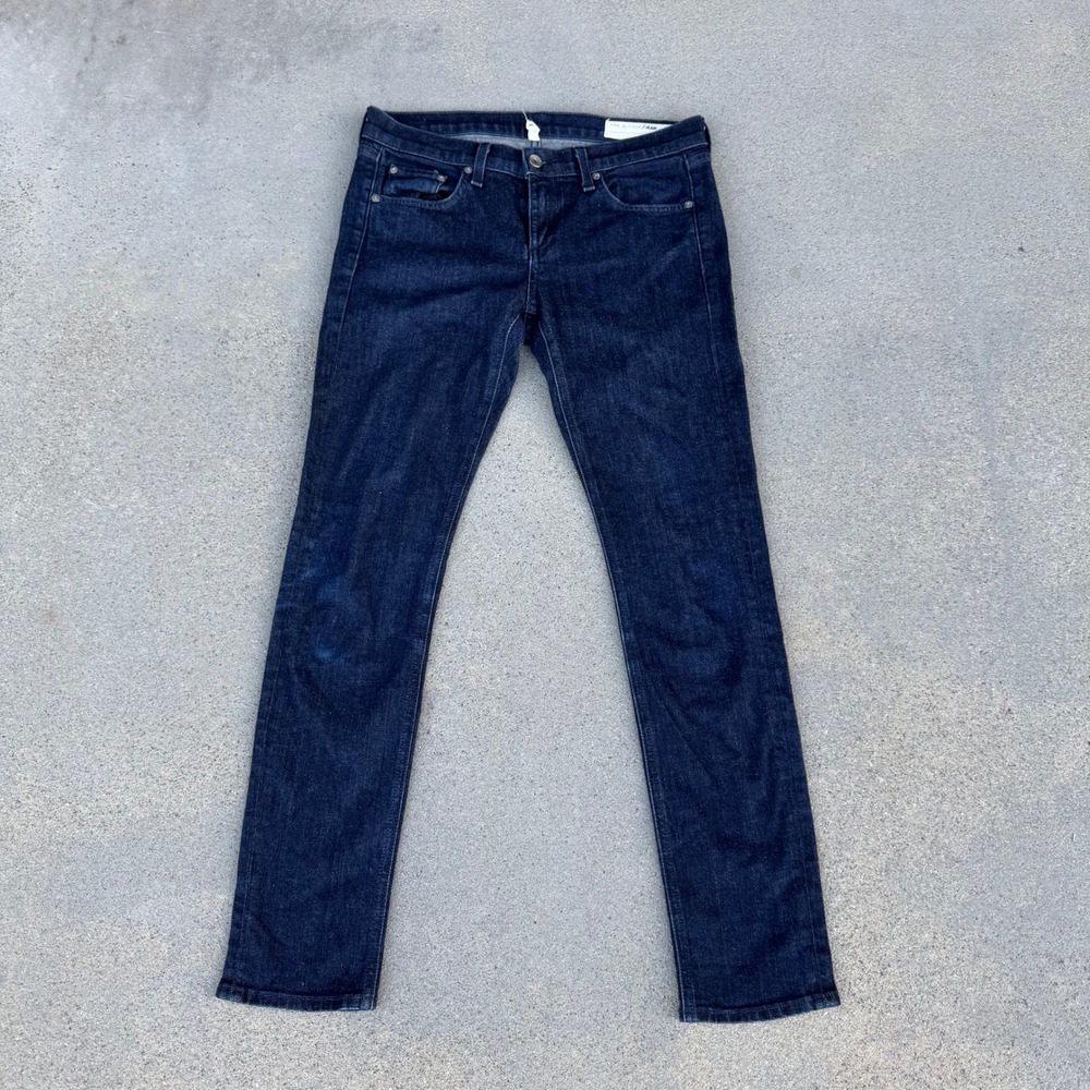 Rag & Bone Dre Slim Jeans Indigo Blue Size‎ 26 - Picture 2 of 11